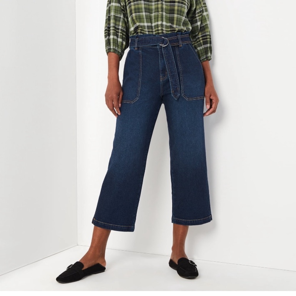Time & Tru Paperbag Jeans